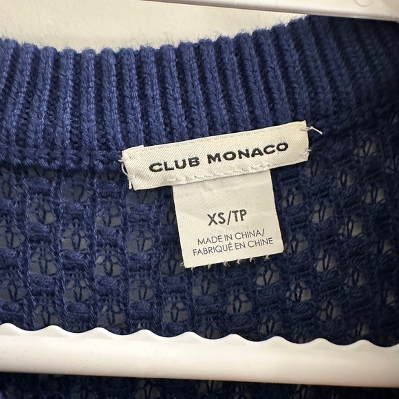 Club Monaco‎ Wool Short Sleeve Sweater XS - Picture 3 of 6